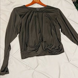 Athleisure Cropped Workout Top